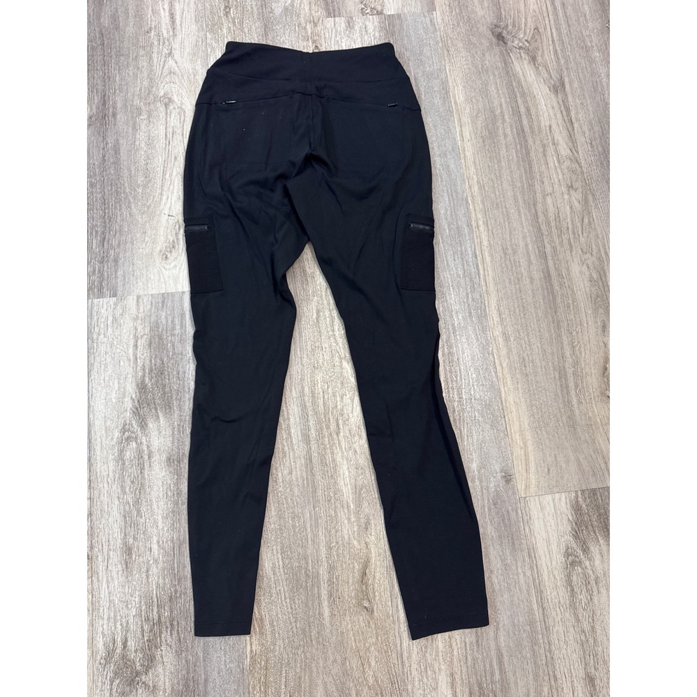 Athleta Headlands Hybrid Cargo Pants Black Womens 6T Tall Slim Hiking Utility - Picture 4 of 8